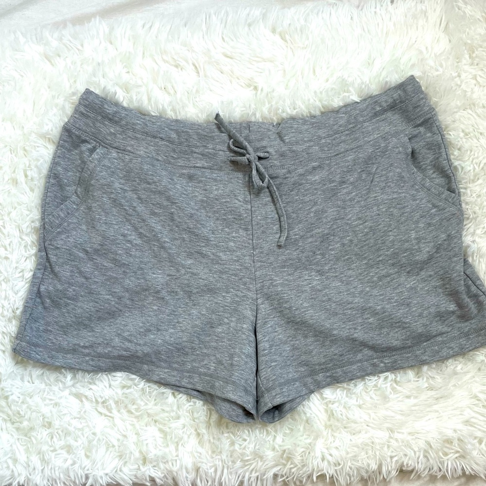 32 Degrees Fleece Gray Shorts